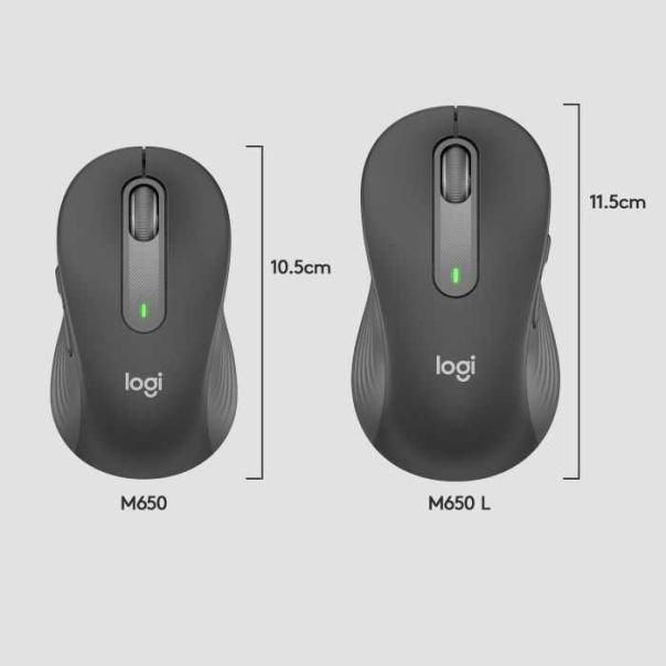 LOGITECH M650 Wireless miš Graphite - 5099206097223