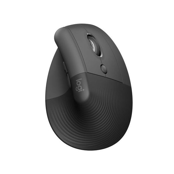 LOGITECH Lift Vertical Ergonomic Mouse - Graphite - 5099206099784