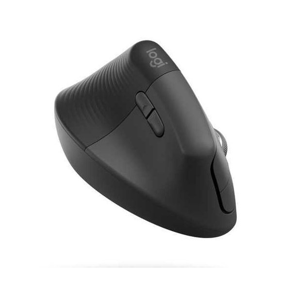 LOGITECH Lift miš vertikalni za levoruke, sivi - 5099206099807