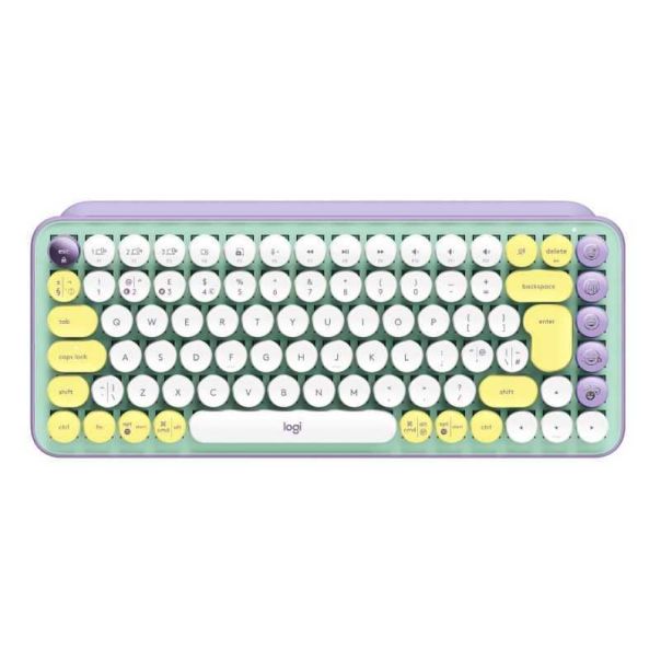 LOGITECH Bežična tastatura Pop Keys with Emoji, mint - 5099206101593