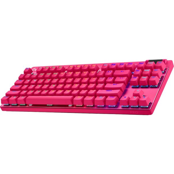 LOGITECH G PRO X TKL Lightspeed Gaming Keyboard, Pink, US, BT Tactile - EP1897118