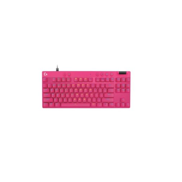 LOGITECH G PRO X TKL Rapid Gaming Keyboard, Pink, US - EP2839054