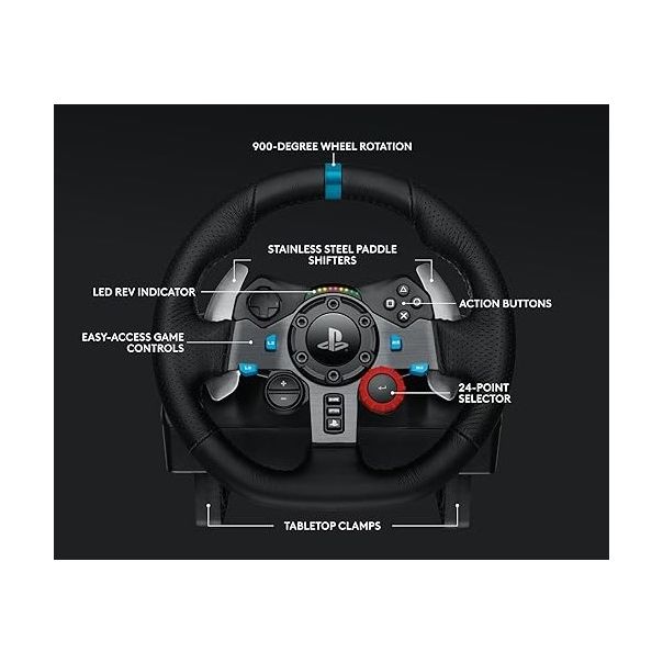 LOGITECH G29 Driving Force Gaming Racing Wheel + Shifter - EP2715946