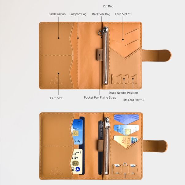 Novcanik Coteci Elegant Series 14069 braon - EP3177330
