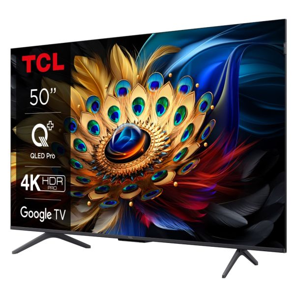 TCL Televizor 50C655, Ultra HD, Google TV Smart - 50C655
