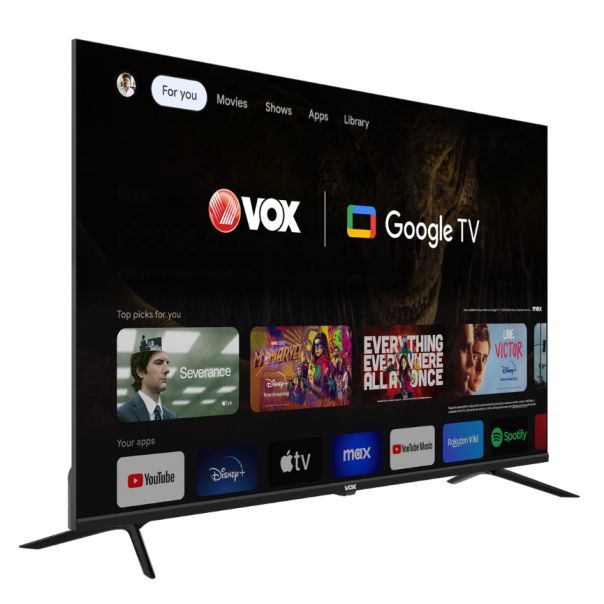 VOX Televizor 50GTU090, Ultra HD, Google TV Smart - 50GTU090