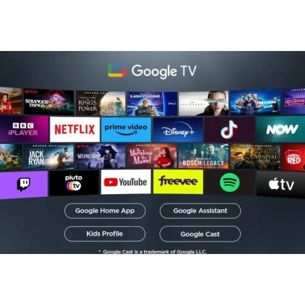 TCL Televizor 50V6C, Ultra HD, Google TV Smart - 50V6C