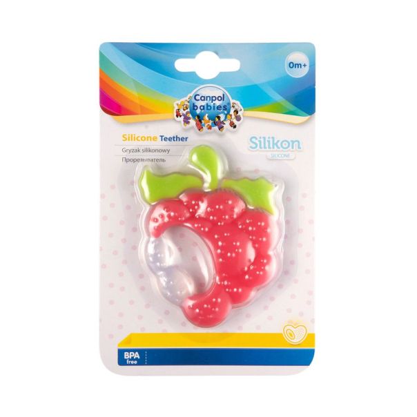 CANPOL Glodalica silikonska - Malina - 51-004