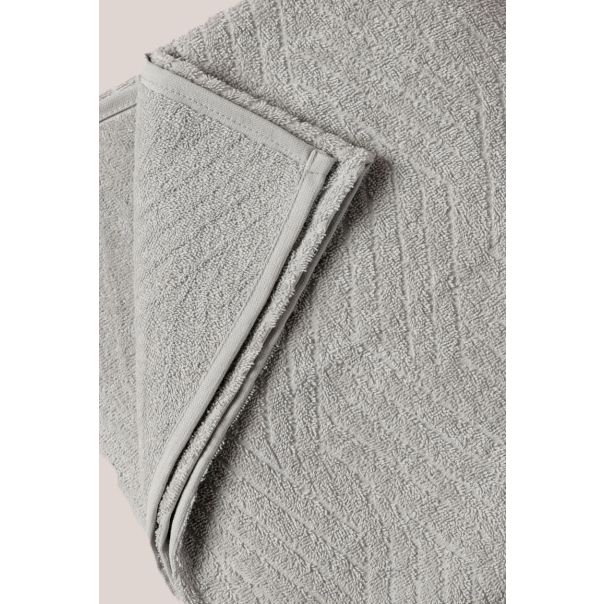 STEFAN Frotirski prekrivač za krevet 200x210cm sivi Talas - 51-SIVAT