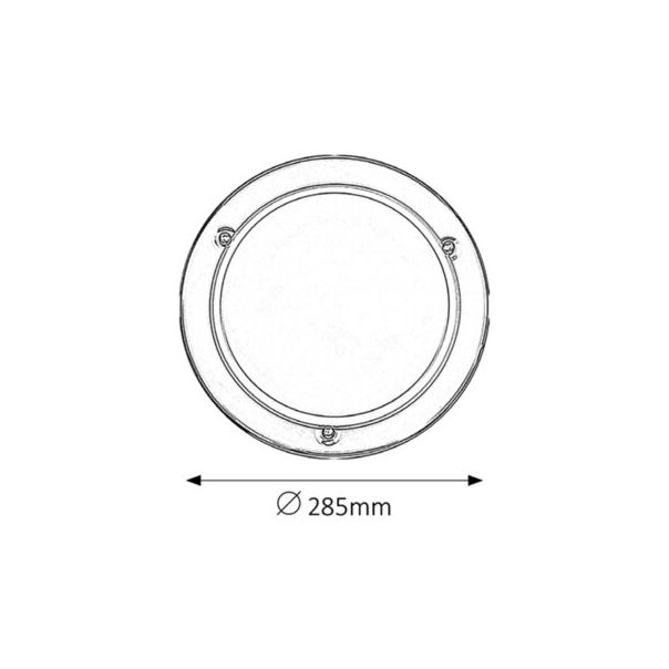 Rabalux Plafonjera Ufo E27 1x MAX 60W hrom (5113) - 5113