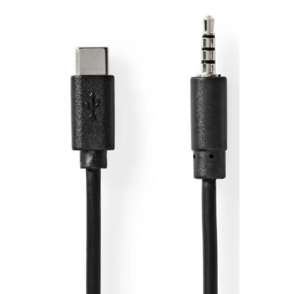 NEDIS Adapter kabl, USB-C muški na 3.5mm muški, CCGP65950BK10, 1m - 43708