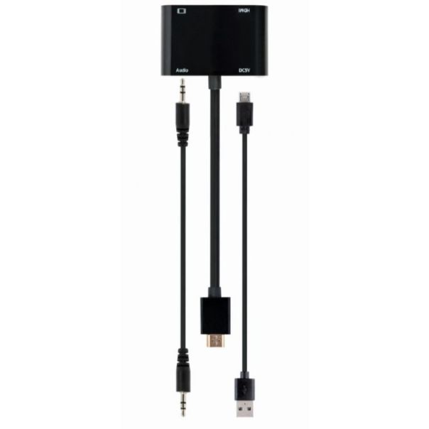 GEMBIRD Adapter HDMI na HDMI + VGA - 43720