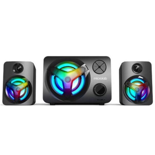 MICROLAB U210 Aktivni zvucnici 2.1 11W (5W, 2x3W) 3,5mm, SD, FM radio, Bluetooth - 43729