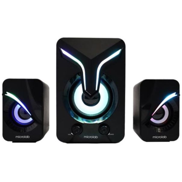 MICROLAB U270 Phenix Stereo zvucnici, black 11W (5W, 2x3W)USB power,3,5mm LED - 43730