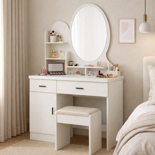 MODUL Sto za šminkanje Aria beli st-317 - EP3132693