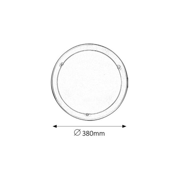 Rabalux Plafonjera Ufo E27 2x MAX 60W brušeni hrom (5151) - 5151