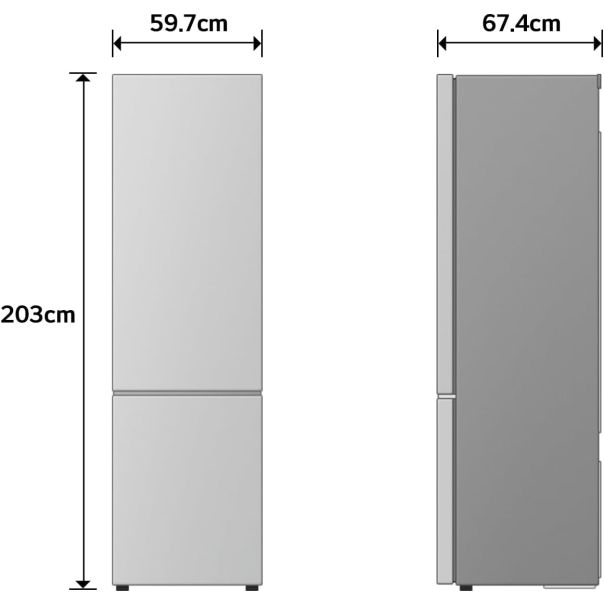 LG Kombinovani frižider GBBS322CPY - EP2812149
