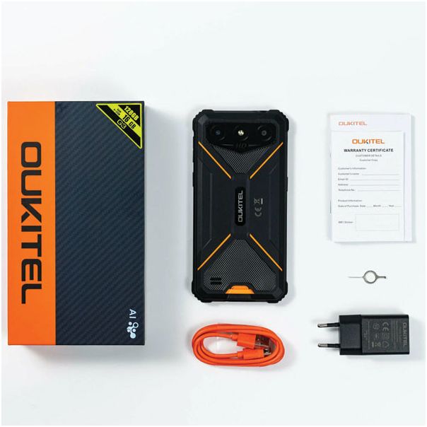 OUKITEL G3 Rugged Smartphone 4G/4GB+64GB/6300mAh/13MP+2MP/5MP/NFC/Android14 - 2151-1