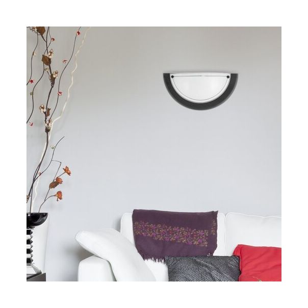 Rabalux Zidna lampa Ufo E27 1x MAX 60W crna (5163) - 5163