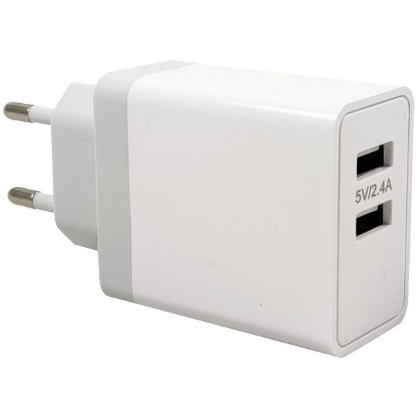GEMBIRD Punjač 2x5v/24A+1A 12W + micro USB DATA kabl ,NPA-AC26, 1m - 43859