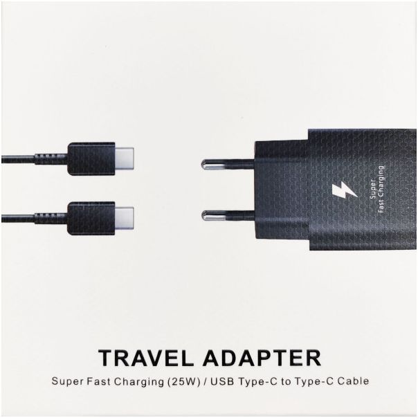 GEMBIRD Punjač brzi, 25W, USB-C + kabl USB-C na USB-C, NPA-AC43 - 43275