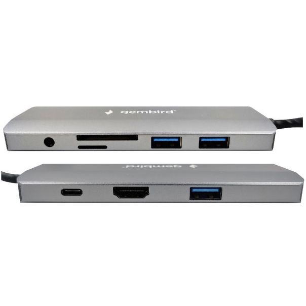 GEMBIRD Multi-port adapter USB Type-C 9-in-1 A-CM-COMBO9-03 - 43866