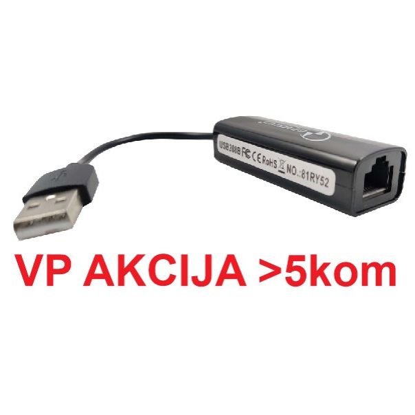 GEMBIRD NIC-U6 USB 2.0 to Fast Ethernet LAN adapter mrezna kartica - 20047