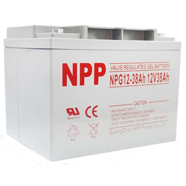 NPP NPG12V-38Ah, GEL BATTERY, C20=38AH - 43874
