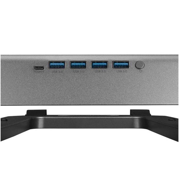 RAMPAGE Postolje za laptop ADS-T6U RAMP RGB aluminijumsko 4 USB 3.0 HUB 36314 - EP3098022