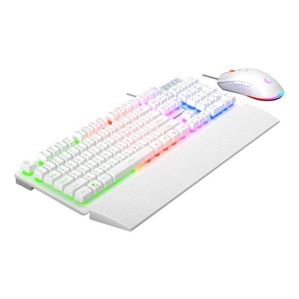 RAMPAGE Gaming Tastatura+miš žični set KM-RX7 FORTUNA V2 beli 42578 - EP3097983