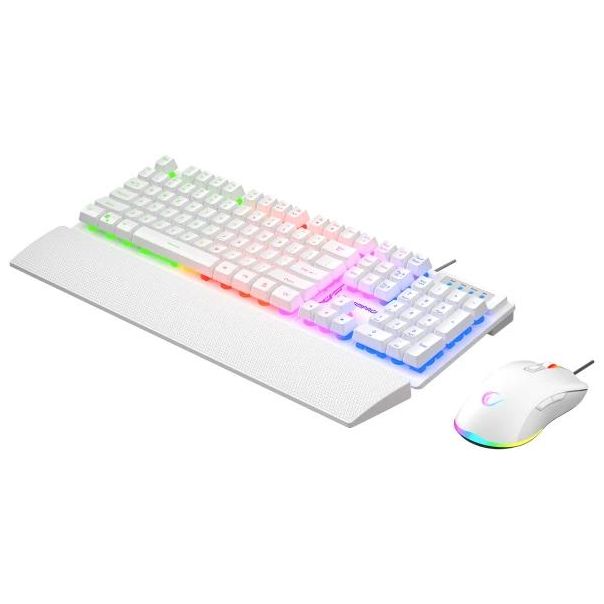 RAMPAGE Gaming Tastatura+miš žični set KM-RX7 FORTUNA V2 beli 42578 - EP3097983