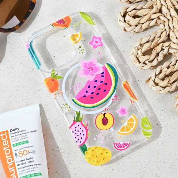 Maska za iPhone 16 Pro 6.3 Summer Fruits Print Magsafe - 8020888