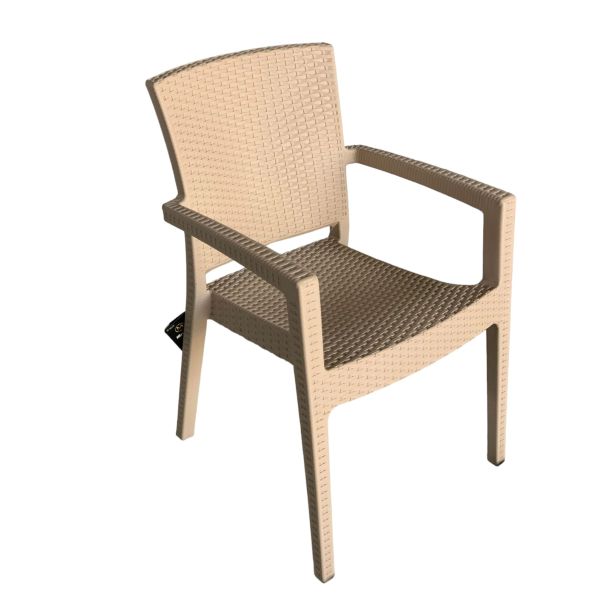 MOBILYA Stolica ratan kapućino 518 - 518-1