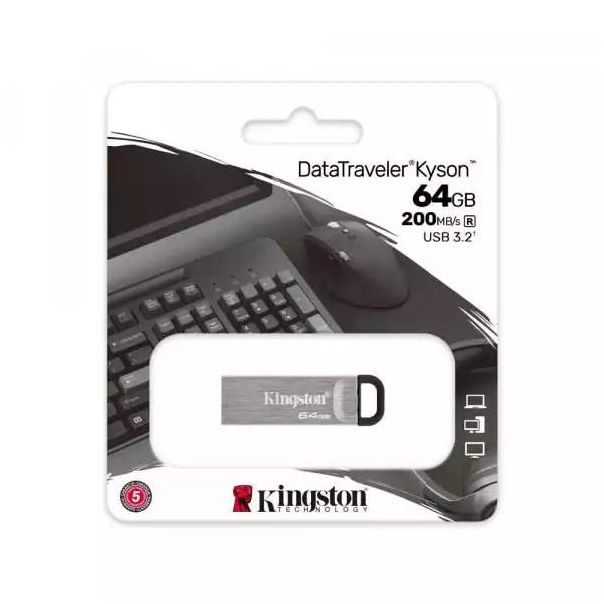 USB Flash 64GB Kingston 3.2 Kyson DTKN/64GB - 740617309102