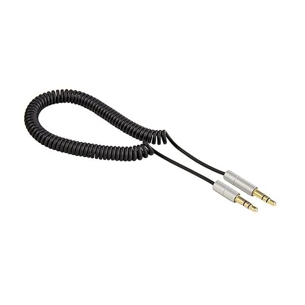 HAMA Kabl spiralni, 3.5mm na 3.5mm, crna - 93775