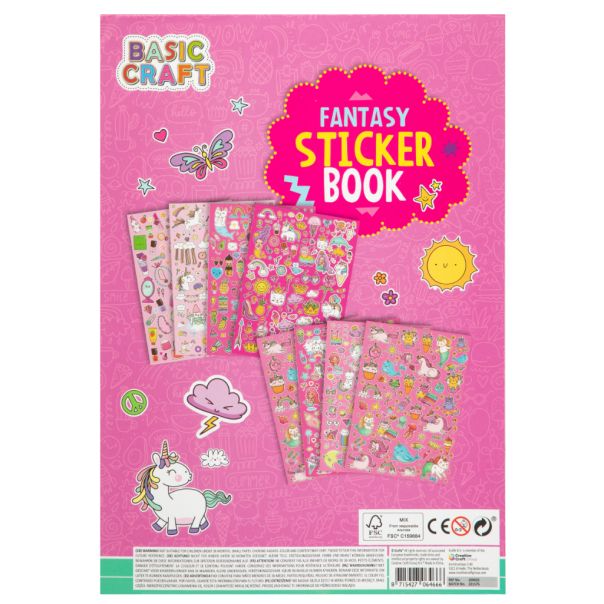 GRAFIX Kreativna Knjiga Sa Stikerima - Motivi za devojčice - 52013