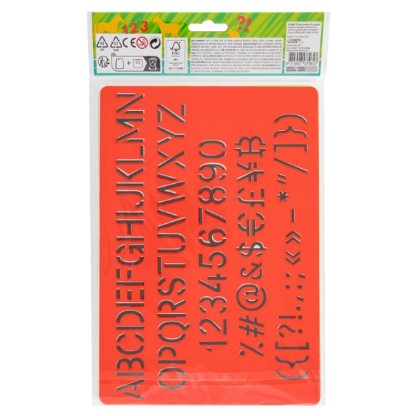 GRAFIX Oblici za crtanje - Životinje i Slova-Brojevi - 52111-1