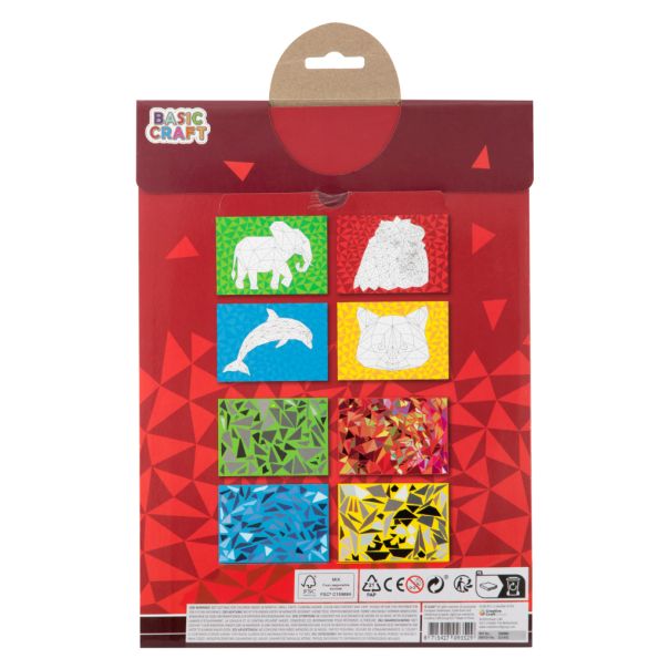 GRAFIX Stikeri po brojevima A4 -  4 strane - Lav - 52117