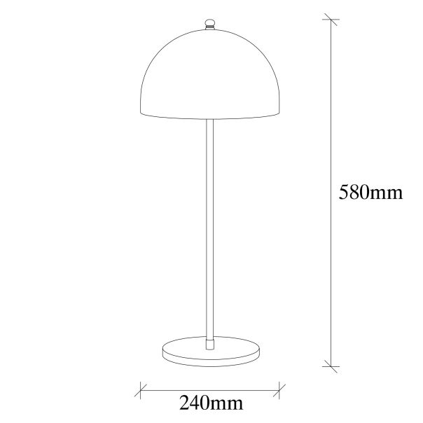 OPVIQ Stona lampa Can-NT-135, crna - EP3008236