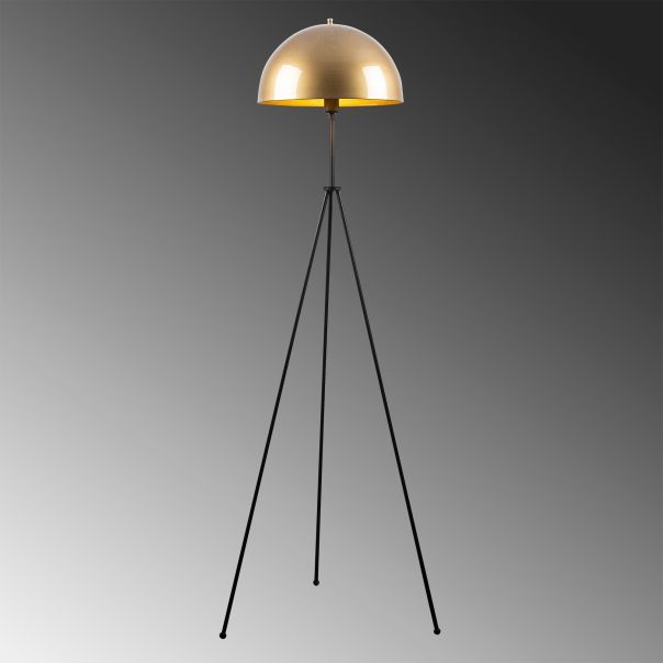 OPVIQ Podna lampa Can NT 113, crna/zlatna - EP3008239