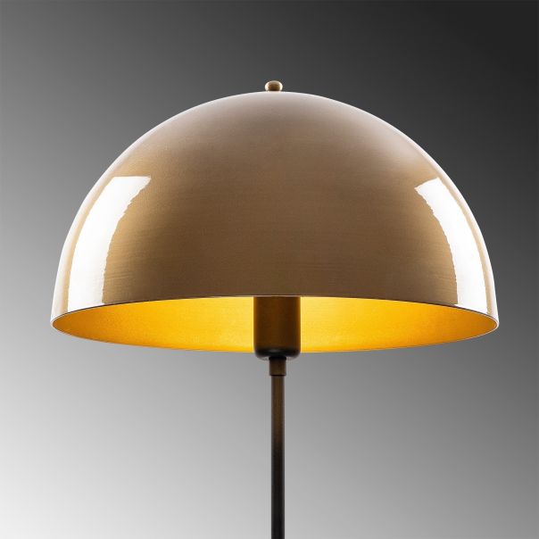 OPVIQ Podna lampa Can NT 113, crna/zlatna - EP3008239
