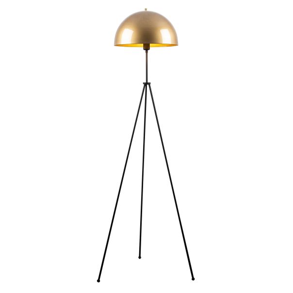 OPVIQ Podna lampa Can NT 113, crna/zlatna - EP3008239