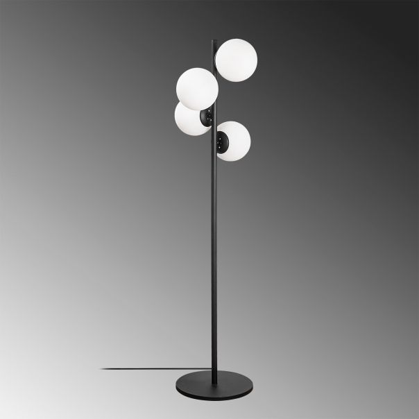 OPVIQ Podna lampa Faze NT-115-1, crna/bela - EP3008248