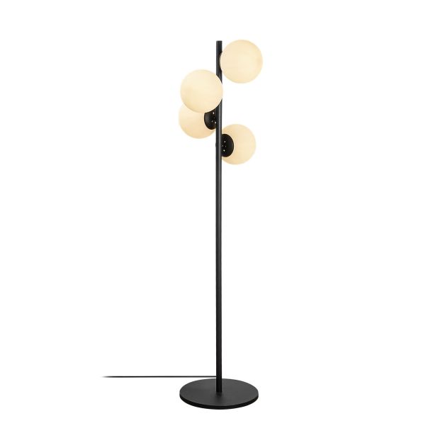 OPVIQ Podna lampa Faze NT-115-1, crna/bela - EP3008248