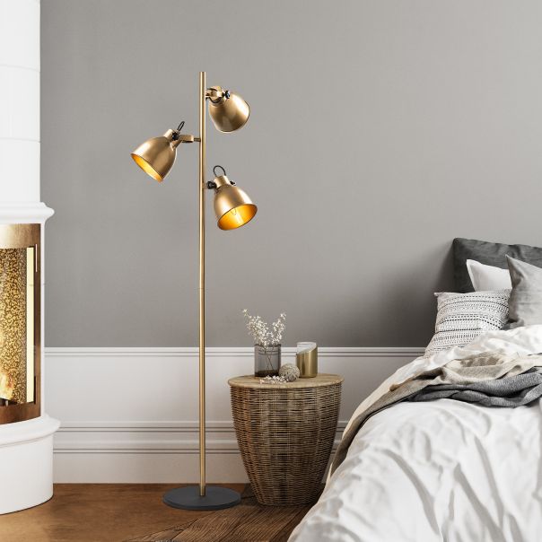 OPVIQ Podna lampa Spotkafasi 13786, zlatna - EP3008251