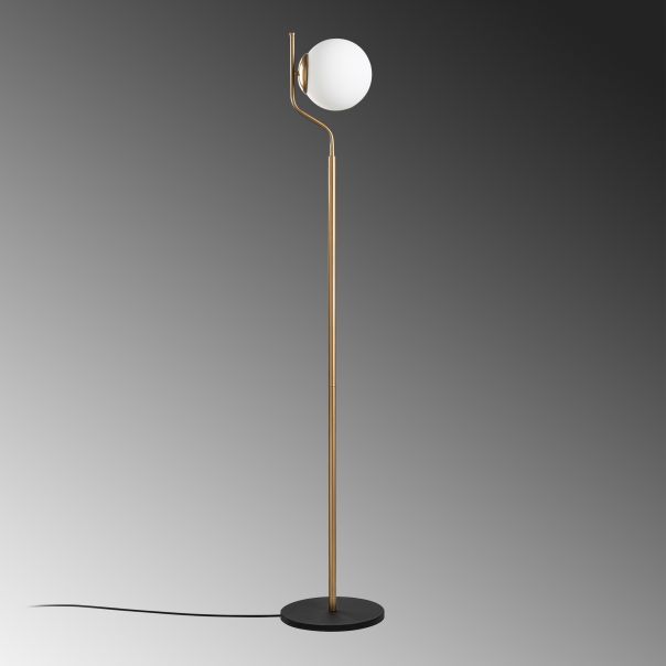 OPVIQ Podna lampa Tulip 13816, zlatna/bela - EP3008254