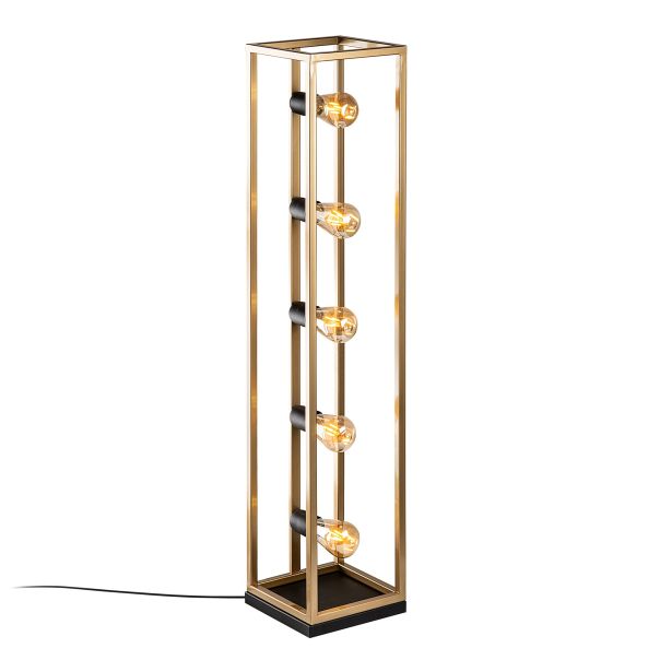 OPVIQ Podna lampa Kafes 13745, zlatna - EP3008257