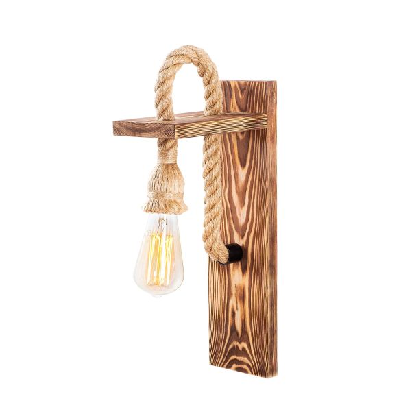 OPVIQ Zidna lampa Erebos 118-A, braon - EP3008269