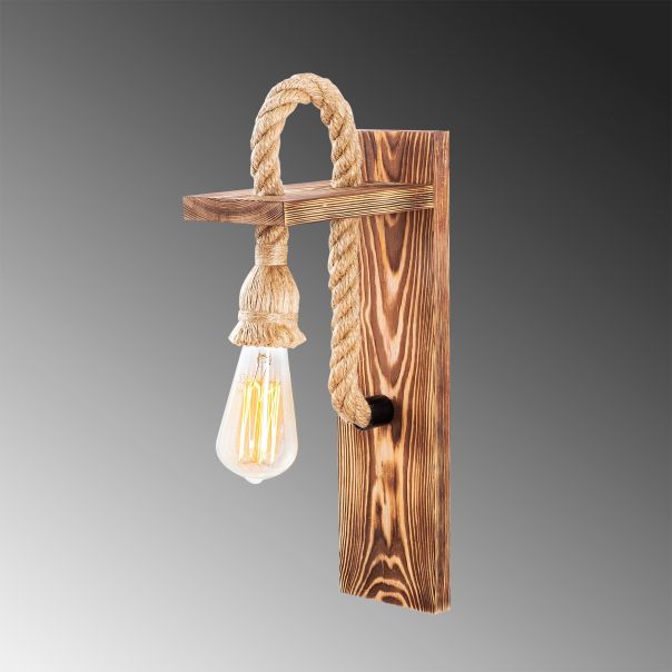 OPVIQ Zidna lampa Erebos 118-A, braon - EP3008269
