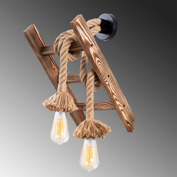 OPVIQ Zidna lampa Erebos 120-A, braon - EP3008275